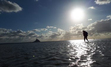 Montant de mer en baie du Mont Saint Michel