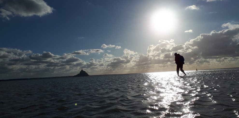 Montant de mer en baie du Mont Saint Michel