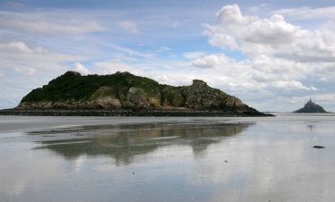 Tombelaine mont saint-michel depuis la baie